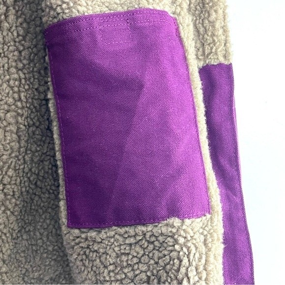 Carhartt Jacket Canyon Sandstone Sherpa Lined Pink Y2K WJ022 Women's X-Small - Picture 6 of 7